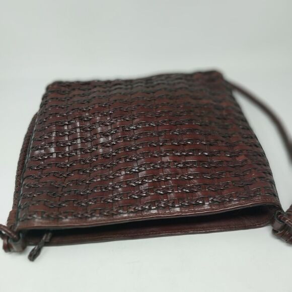 Dillard's Brown Leather Crossbody Bag - Picture 14 of 16